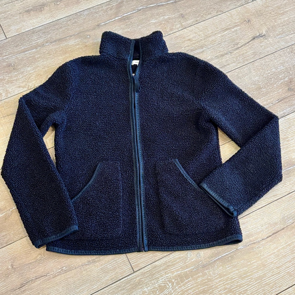 Max Studio Faux Shearling Sherpa Teddy Full-Zip Jacket